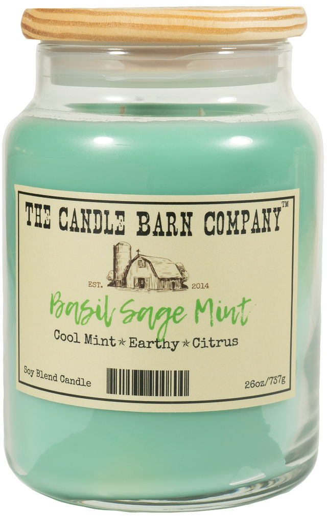 Basil Sage Mint Candle & Wax Melt The Candle Barn Company