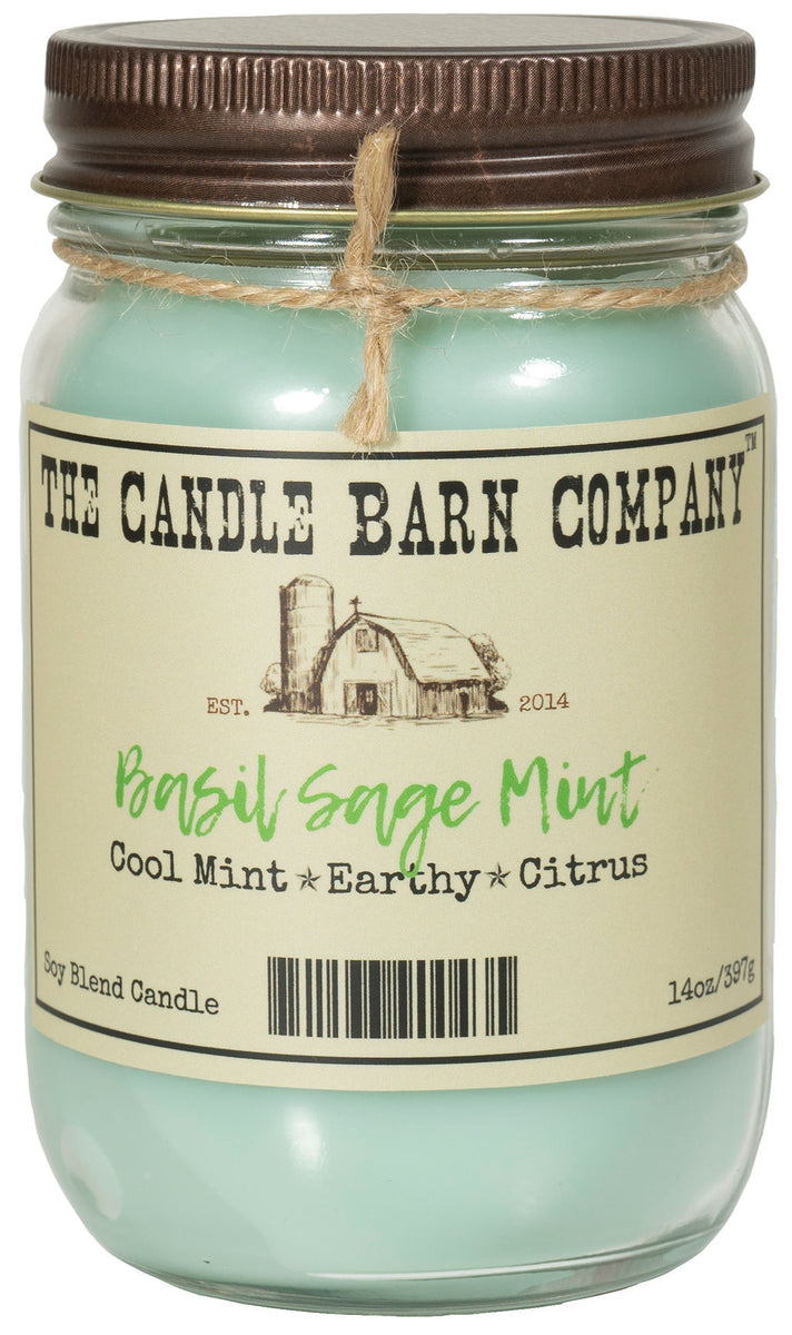 Basil Sage Mint Candle & Wax Melt The Candle Barn Company