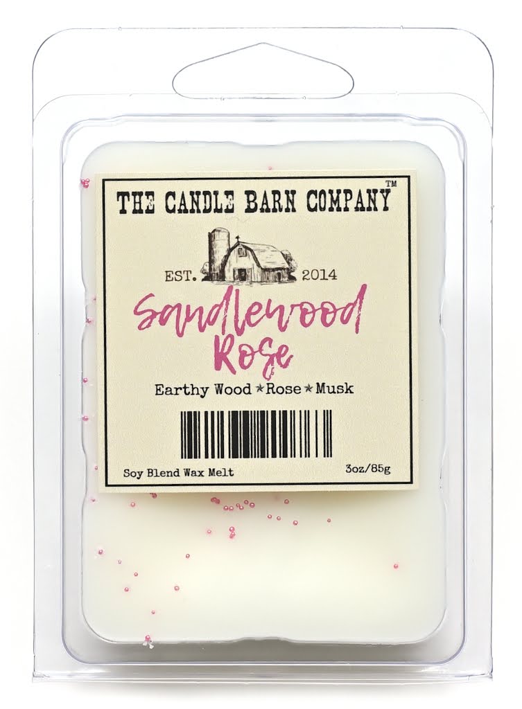 Sandalwood Rose Candle & Wax Melt The Candle Barn Company