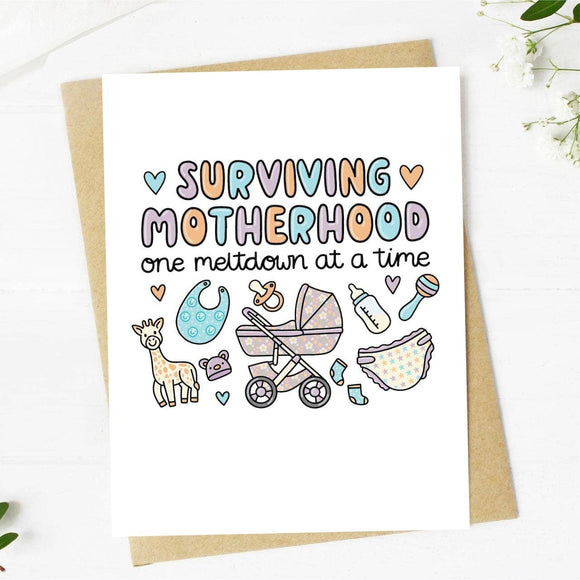 Surviving Motherhood Modern Mom Card