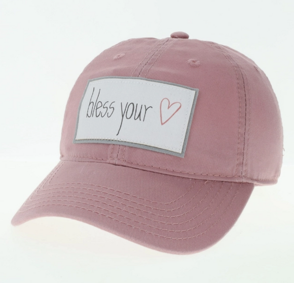 Bless Your ❤️ Hat - Dusty Rose