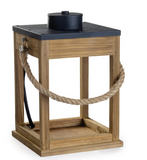 Wood & Rope Lantern Candle Warmer