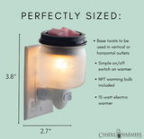 Glass Mason Jar Pluggable Wax Warmer