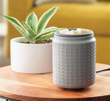 Gray Hobnail Flip Dish Wax Warmer