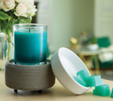 Grey Texture 2-n-1 Wax Warmer