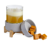 Wooden Pedestal 2-n-1 Wax Warmer