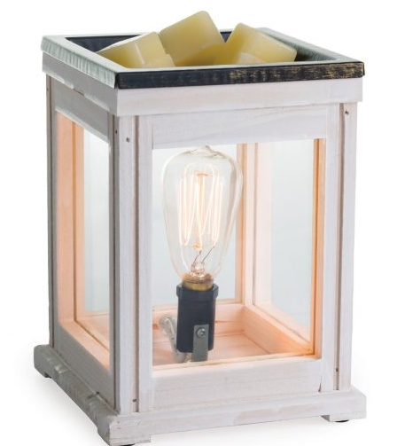 Weathered Wood Vintage Bulb Wax Warmer