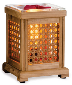 Wood & Cane Wax Warmer