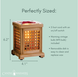 Wood & Cane Wax Warmer