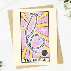 "The Nurse" Tarot Greeting Card